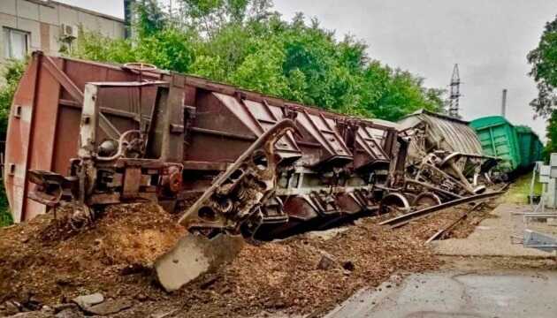 У Росії зійшов із рейок вантажний потяг