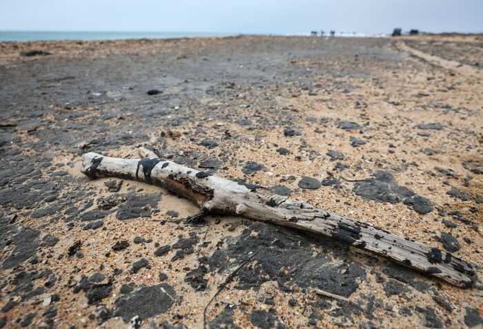 У Криму зібрали 719 тонн забрудненого мазутом піску і ґрунту